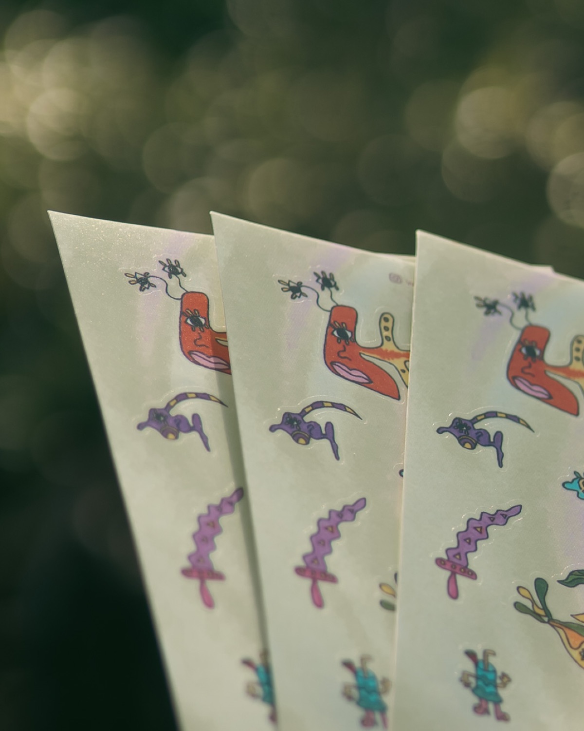 What happens in my brain, sticker product photography